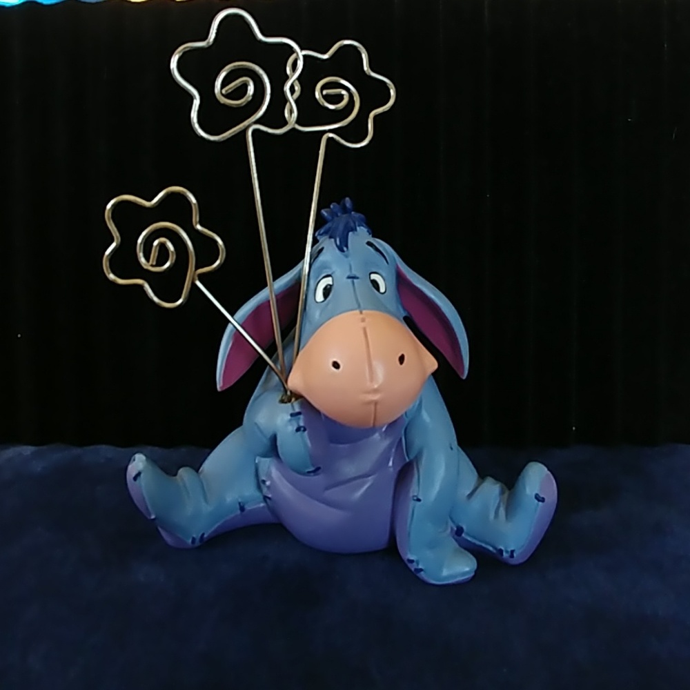 Eeyore picture/note holder - figurine 5 x 5.5.